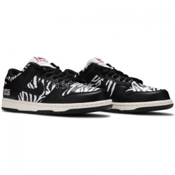 Nike x Quartersnacks SB Dunk Low Zebra