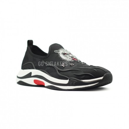 Мужские кроссовки Balenciaga Triple S Low Speed Trainer Black 2.0
