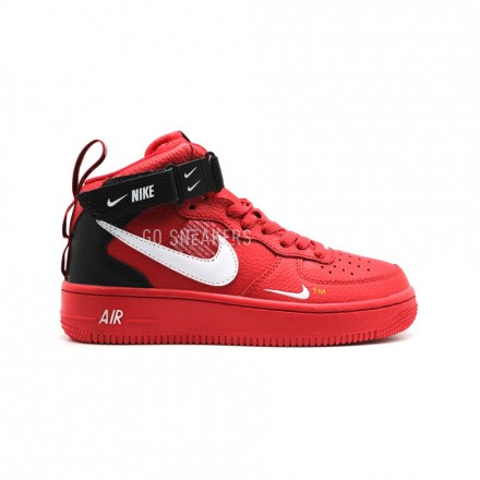 Мужские кроссовки Nike Air Force 1 Mid SE Premium Red