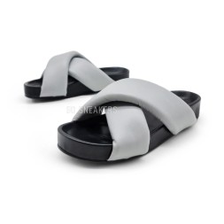 JW Anderson Flip-flops Leather Black/Grey