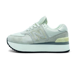 New Balance 574 Suede White