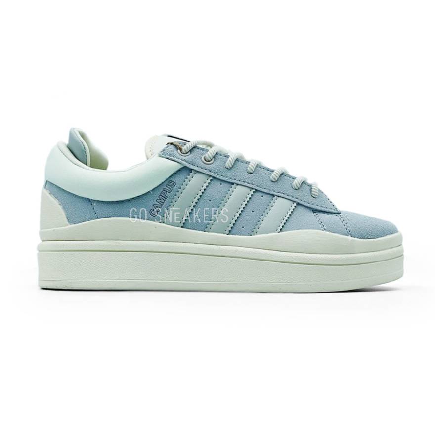 Adidas campus light green best sale