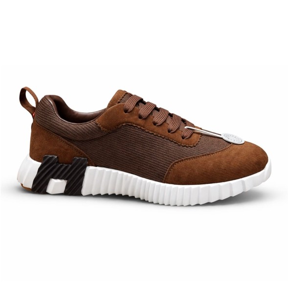 Женские кроссовки Hermes Low Top Casual Brown