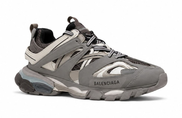 Мужские кроссовки Balenciaga Track Trainer Grey/White