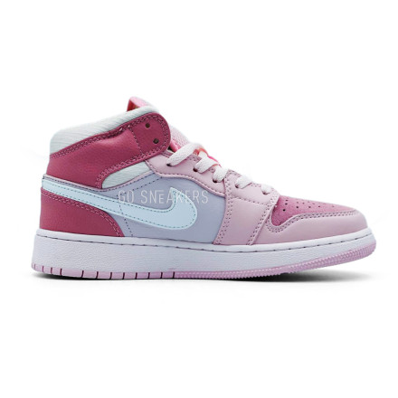 Унисекс кроссовки Nike Air Jordan 1 Pink Grey