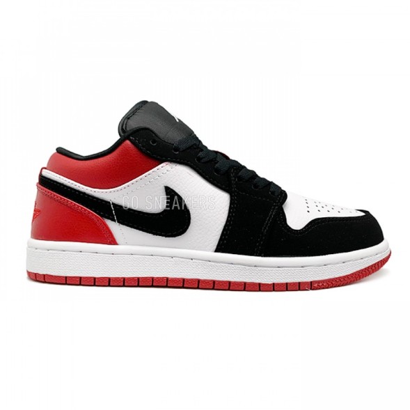 Унисекс кроссовки Nike Air Jordan 1 Low Black Toe (GS)