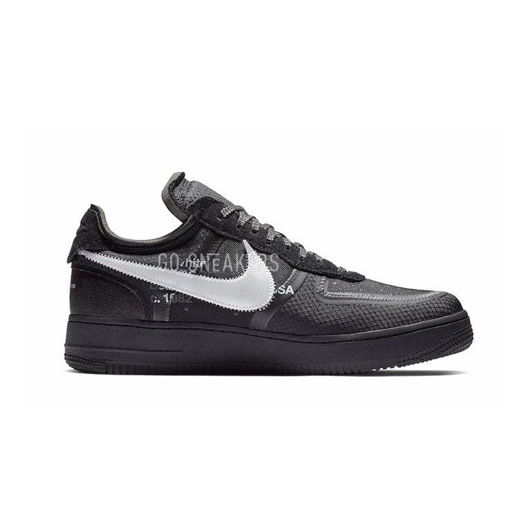 Nike air force 1 shop off white low black