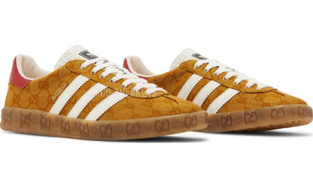 Унисекс кеды Adidas x Gucci Gazelle GG Monogram