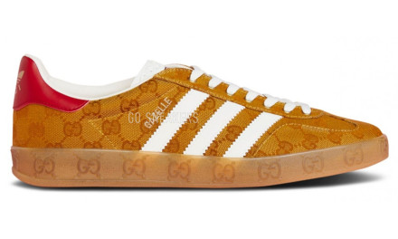 Унисекс кеды Adidas x Gucci Gazelle GG Monogram