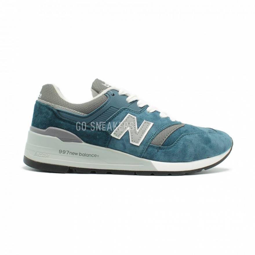 New balance 997 grey blue cheap