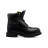 Женские ботинки с мехом Timberland Black Leather