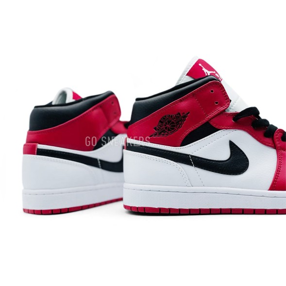 Унисекс кроссовки Nike Air Jordan 1 White Red