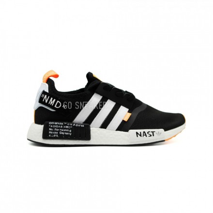 Мужские кроссовки Adidas NMD x Off White Black