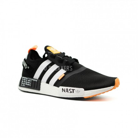 Мужские кроссовки Adidas NMD x Off White Black