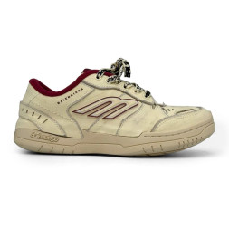 Balenciaga Hamptons Worn Out Low Beige & Red