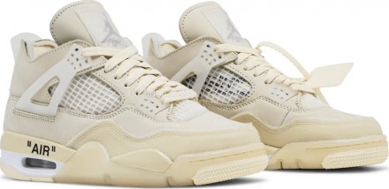 Унисекс кроссовки Nike Off-White x Wmns Air Jordan 4 SP &#039;Sail&#039;