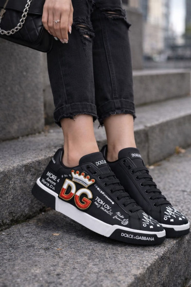 Унисекс кроссовки Dolce &amp; Gabbana Portofino Black