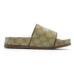 Gucci Slippers Platform Brown/Yellow