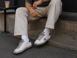 Golden Goose Deluxe Brand Navy/White Star