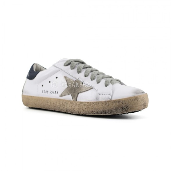 Мужские кеды Golden Goose Deluxe Brand Navy/White Star