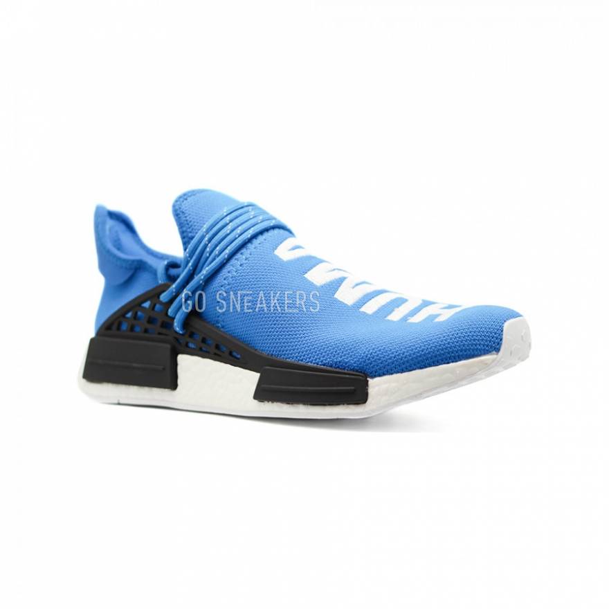 Blue human race adidas clearance