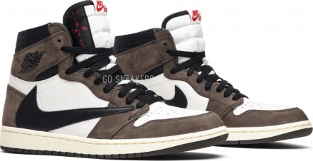 Унисекс кроссовки Nike Travis Scott x Air Jordan 1 Retro High OG &#039;Mocha&#039;