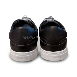 Hermes Day Sneakers Leather Black