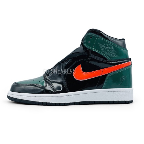 Унисекс кроссовки Nike Air Jordan Black/Green