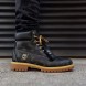 Унисекс ботинки Timberland х Louis Vuitton Vachetta Monogramme Black