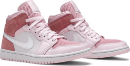 Женские кроссовки Nike Wmns Air Jordan 1 Mid 'Digital Pink'