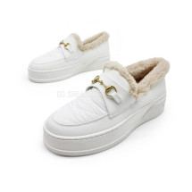 Gucci Moccasins Winter Leather White