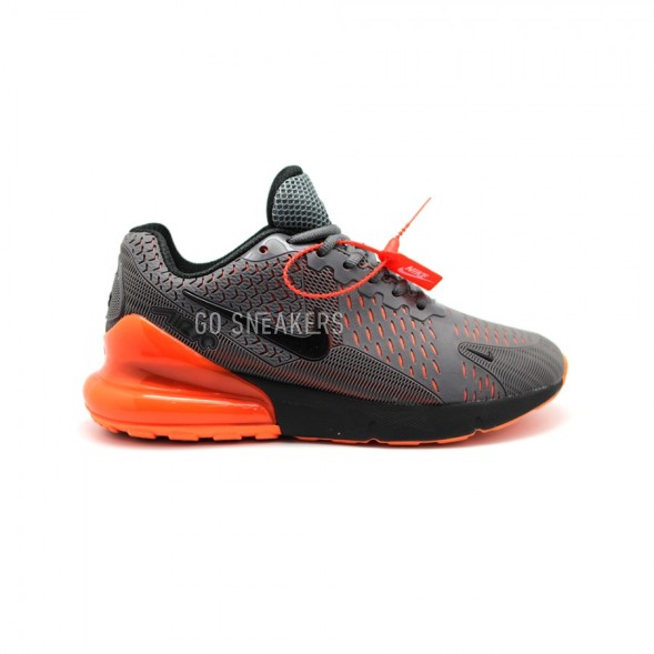 Мужские кроссовки Nike Air Max 270 Flair KPU Grey-Orange