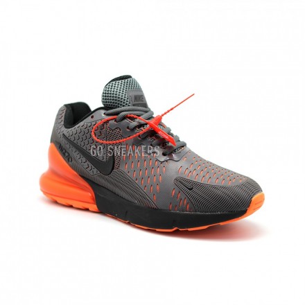 Мужские кроссовки Nike Air Max 270 Flair KPU Grey-Orange