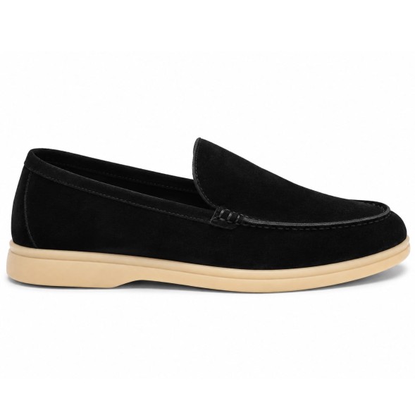 Мужские лоферы Loro Piana Summer Walk Black