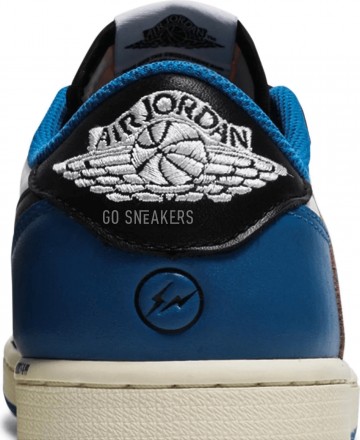 Унисекс кроссовки Nike Fragment Design x Travis Scott x Air Jordan 1 Retro Low