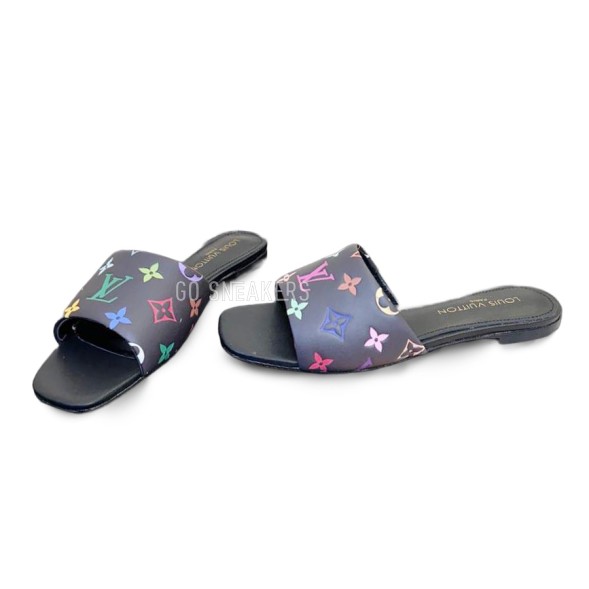Женские шлепанцы Louis Vuitton Flip-flop Multicolor Monogram