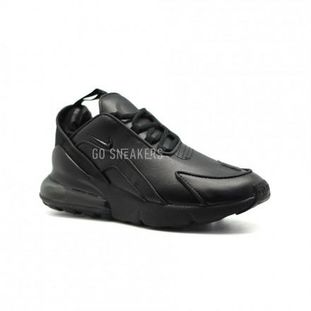 Мужские кроссовки Nike Air Max 270 Leather Black x OFF White