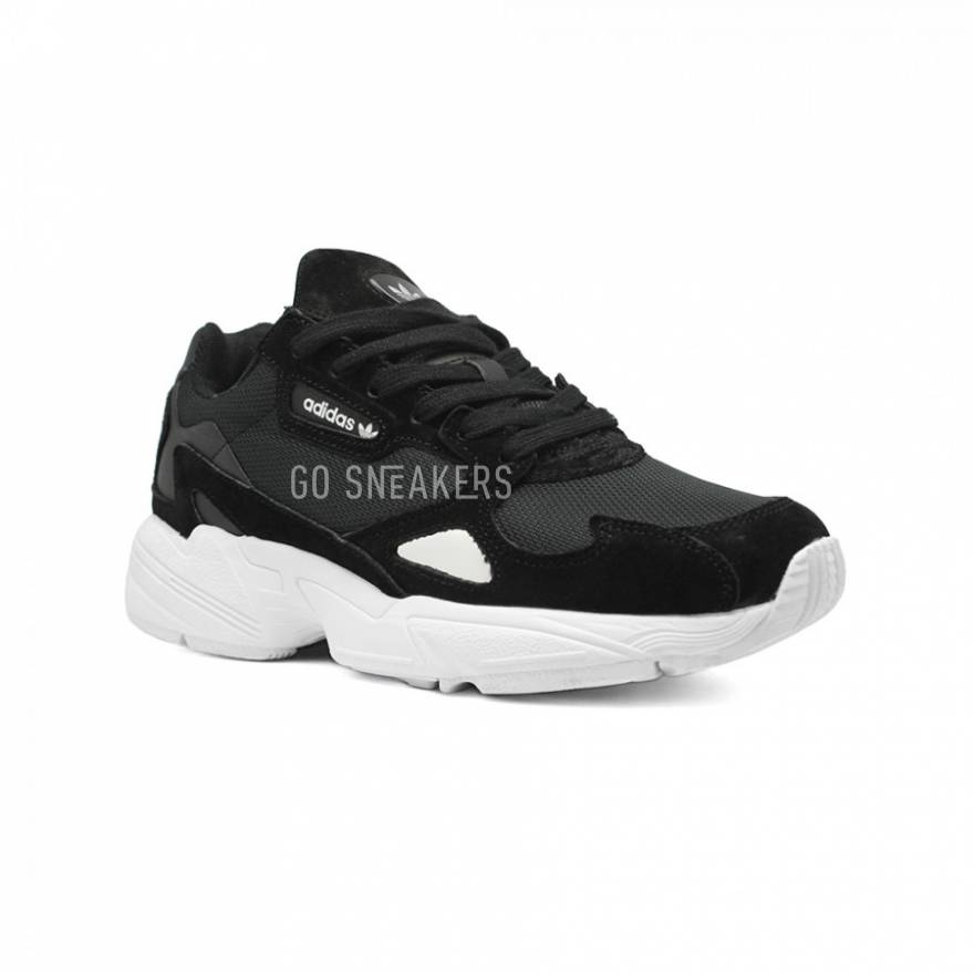 Addidas falcon black clearance