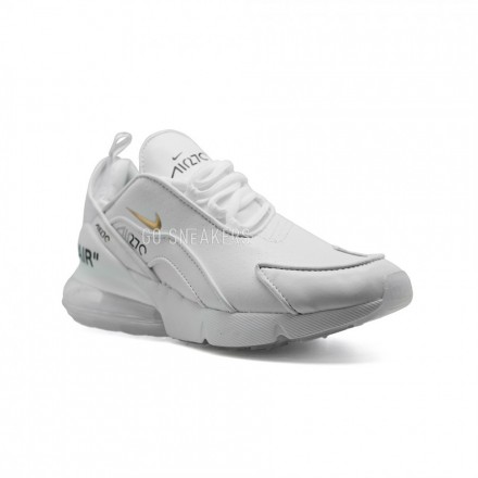 Мужские кроссовки Nike Air Max 270 Leather White x OFF White