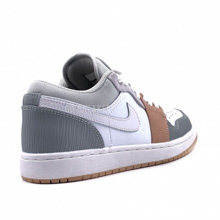 Женские кроссовки Nike Jordan 1 Retro Low Grey&amp;White