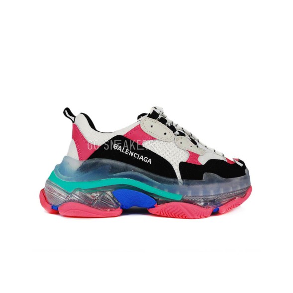 Женские кроссовки Balensiaga Triple S Black Pink