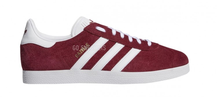 Adidas gazelle burgundy white new arrivals