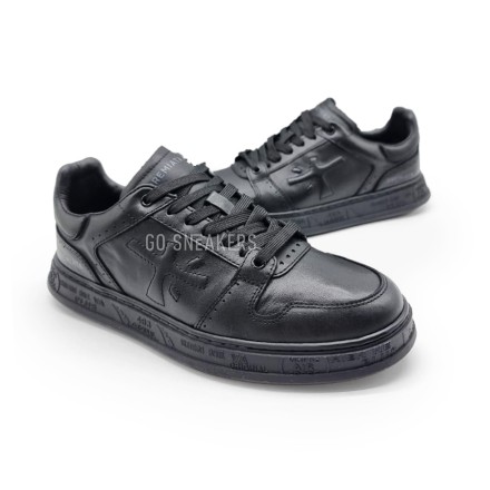 Мужские кроссовки Premiata Low Leather Full Black