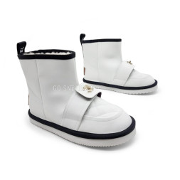 Chanel Winter Boots White