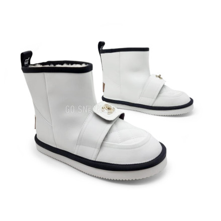 Женские зимние сапожки Chanel Winter Boots White