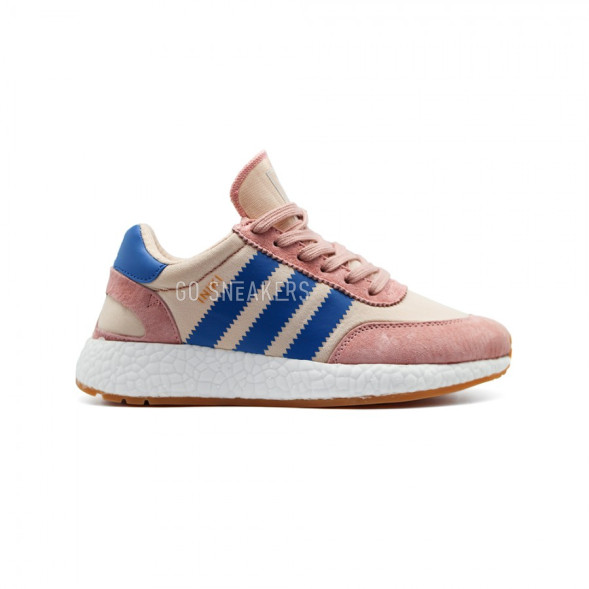 Женские кроссовки Adidas Iniki Pink-Blue