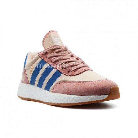 Женские кроссовки Adidas Iniki Pink-Blue
