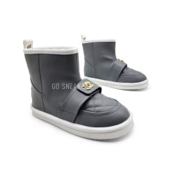 Chanel Winter Boots Grey
