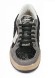 Женские кеды Golden Goose Ball Star Black Glitter Grey White