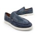 Мужские мокасины Santoni Man Moccasins Navy